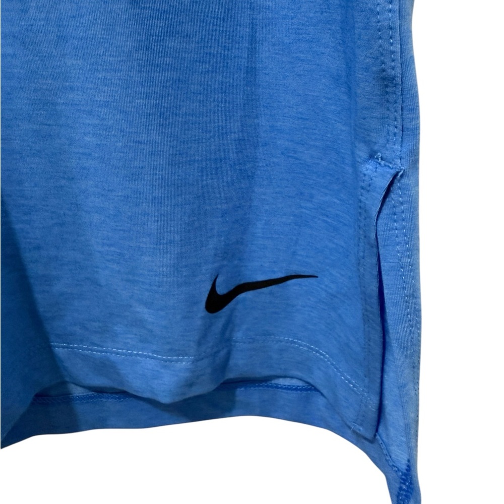 Men’s Nike Yoga split hem shirt - Size Small- electric blue - Picture 2 of 3